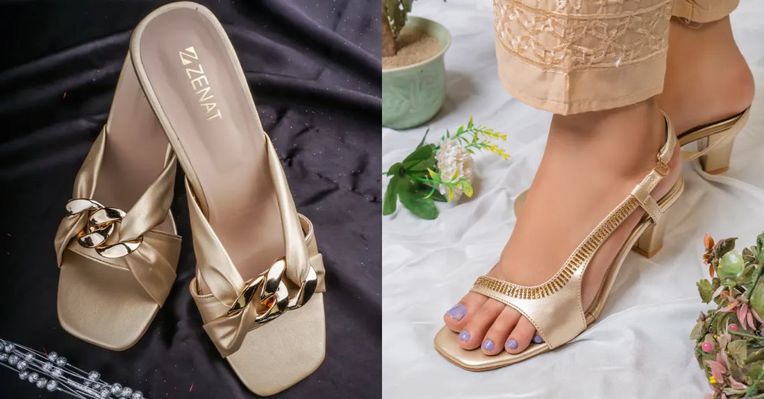 Golden Heels for Women